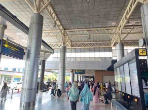 Suasana di bandara SMB II Palembang. Foto: Dok Sumselheadline.