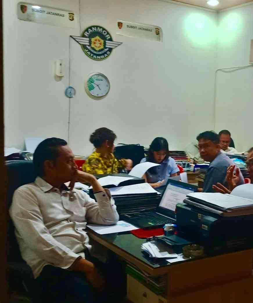 Penyidik Polda Sumsel memanggil terlapor developer, yang dituding menipu dan menggelapkan uang. Foto: IST