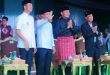 Gubernur Sumsel Herman Deru dan Wabup Muba, Rohman menghadiri pembukaan STQH Sumsel di Talang Ubi, PALI, Selasa (22/4/2025). Foto: Kominfo Muba.