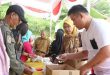 Warga tampak antuisias membeli paket sembako murah di Lawang Wetan, Muba, Selasa (15/4/2025). Foto: Kominfo Muba.