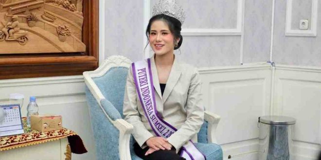 Badia Inayah Sazrade, finalis Putri Indonesia 2025 perwakilan Sumatera Selatan 2. Foto: Kominfo Palembang.