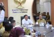 Gubernur Sumsel Hermen Deru dan Wagub Cik Ujang menerima kunjungan Walikota Prabumulih dan jajaran, dalam rangka paparan program, Senin (21/4/2025). Foto: Humas Pemprov Sumsel.