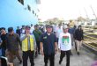 Gubernur Sumatera Selatan Herman Deru didampingi oleh Walikota Palembang, Ratu Dewa meninjau Stasiun Pengendali Banjir Sungai Bendung Kota Palembang, di Jalan Ali Gatmir No. 146, 10 Ilir, Jumat (18/4/2025) . Foto: Humas Pemprov Sumsel.