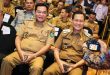 Bupati Musi Banyuasin, HM Toha, menghadiri Musyawarah Perencanaan Pembangunan (Musrenbang) RKPD Pemerintah Provinsi Sumatera Selatan Tahun 2026 di Ballroom Hotel Novotel Palembang, Senin (28/4/2025). Foto: Kominfo Muba.