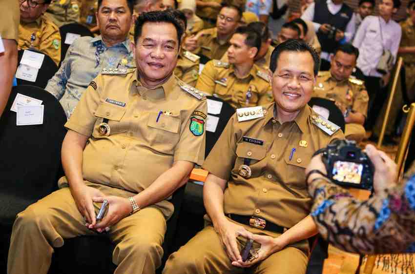 Bupati Musi Banyuasin, HM Toha, menghadiri Musyawarah Perencanaan Pembangunan (Musrenbang) RKPD Pemerintah Provinsi Sumatera Selatan Tahun 2026 di Ballroom Hotel Novotel Palembang, Senin (28/4/2025). Foto: Kominfo Muba.