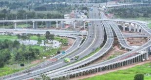 Simpang susun tol Kapalbetung dan tol Palindra. Foto: Dok Hutama Karya.