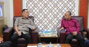 Wakil Gubernur (Wagub) Sumatera Selatan (Sumsel), Cik Ujang menerima audiensi Direksi dan Komisaris PT Jamkrida Sumsel, Kamis (17/4/2025). Foto: Humas Pemprov Sumsel.