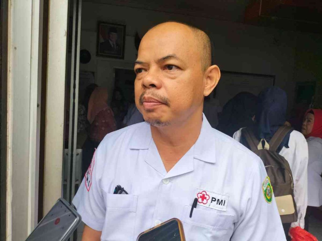 Ketua Bidang Organisasi PMI Sumsel, Eko Agus Sugianto. Foto: Sumselheadline/Pitria.
