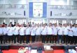 Walikota Palembang, Ratu Dewa hadir di acara peluncuran dan dialog Percepatan Pembentukan Koperasi Merah Putih, yang digelar di Palembang Sport and Convention Center (PSCC), Selasa (27/5/2025). Foto: Kominfo Palembang.