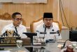 Walikota Palembang, Ratu Dewa dan Wwawako Prima Salam . Foto: Dok Kominfo Palembang.