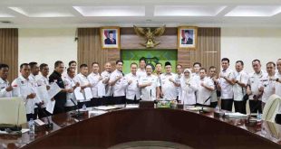 Rapat pembentukan Kelompok Kadarkum dan pendaftaran pelatihan paralegal angkatan II di Ruang Rapat Serasan Sekate, Sekretariat Daerah Kabupaten Muba, Rabu (21/5/2025). Foto: Kominfo Muba.