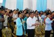 Gubernur Sumsel, Herman Deru bersama para pengurus dan anggota Dewan Perwakilan Wilayah Badan Komunikasi Pemuda Remaja Masjid (DPW BKPRMI) Sumsel masa bakti 2025-2030 di Rumah Dinas Gubernur Griya Agung Palembang, Kamis (8/5/2025). Foto: Humas Pemprov Sumsel.