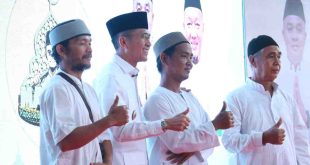 Walikota Palembang Ratu Dewa menghadiri sekaligus melaunching Marbot Sejahtera Untuk Palembang Berdaya (MASUBA) berlokasi di Masjid Darussaid, Kecamatan Ilir Timur Tiga, Selasa (27/5/2025). Foto: Kominfo Palembang.