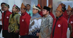 Wakil Walikota Palembang, Prima Salam bersama para pengurus DKP Palembang, Jumat (16/5/2025). Foto: Sumselheadline/Pitria.