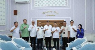 Sekretaris Daerah Kota Palembang, Aprizal Hasyim usai pertemuan dengan Kepala Sentra “Budi Perkasa” Kemensos RI. Foto: Kominfo Palembang.