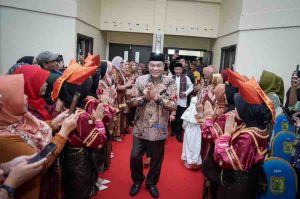 Bupati Muba, HM Toha menghadiri silaturrahim Ikatan Keluarga Minang (IKM) Sekayu, bertempat di Gedung Dharma Wanita, Sekayu, Kabupaten Musi Banyuasin (Muba), Sumatera Selatan (30/4/2025). Foto: Kominfo Muba.