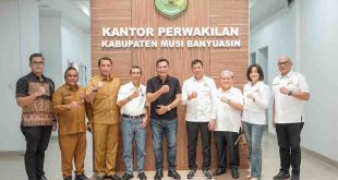 Bupati Muba, HM Toha dan Ketua Kadin Sumsel, Affandi Uji, Selasa (27/5/2025). Foto: Kominfo Muba.