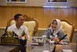 Walikota Palembang, Ratu Dewa menerima silaturrahim Ketua pengurus IBI Nur Rahmi, Selasa (3/6/2025). Foto: Kominfo Palembang.