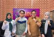 Muhammad Kurniadi Ramadhan,, siswa MAN 1 Musi saat podcast Gema Randik bersama Kepala MAN 1 Muba, Dra. Mardianah, M.Pd, Selasa (3/6/2025). Foto: Kominfo Muba.