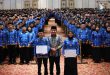 Gubernur Sumsel, Herman Deru bersama ribuan PPPK yang baru dilantik, Kamis (5/6/2025). Foto: Humas Pemprov Sumsel.