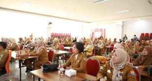 Para Kepala Sekolah se-Palembang saat menerima pengarahan terkait program Palembang Cerdas, Senin (2/6/2025). Foto: Kominfo Palembang.