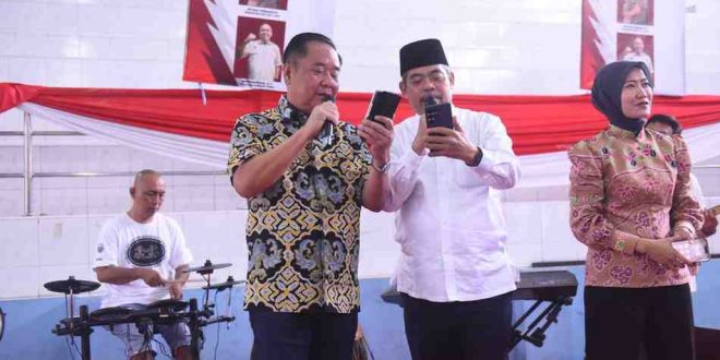 Wagub Sumsel, Cik Ujang saat melakukan monitoring percepatan pembentukan Koperasi Merah Putih di Lahat, Senin (9/6/2025). Foto: Humas Pemprov Sumsel.