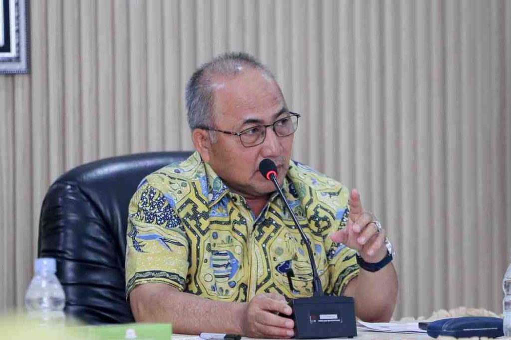 Sekda Muba, Dr Apriyadi saat bnerada di Dinas Kehutanan Sumsel, Selasa (3/6/2025). Foto: Kominfo Muba.