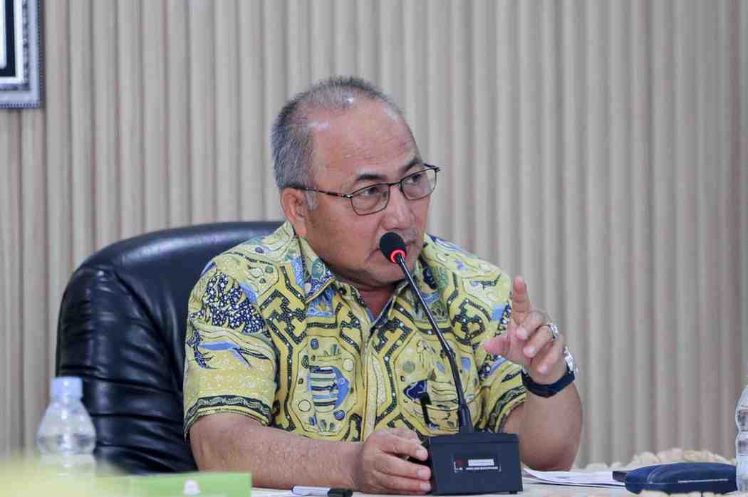 Sekda Muba, Dr Apriyadi saat bnerada di Dinas Kehutanan Sumsel, Selasa (3/6/2025). Foto: Kominfo Muba.