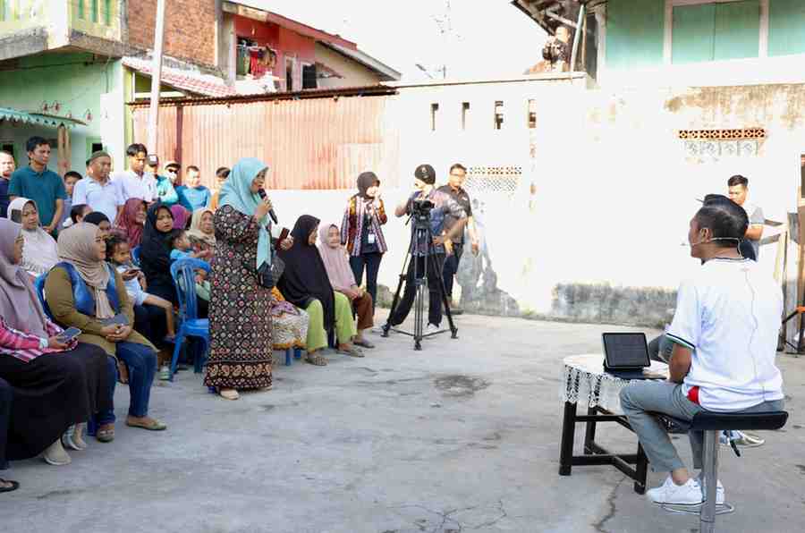 Walikota Palembangm Ratu Dewa menjadi narasumber podcast bertajuk “Palembang Gercep” yang digelar bersama Palembang TV, Kamis (3/7/2025)). Foto: Kominfo Palembang.