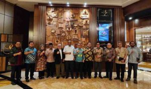 Bupati Muba H M Toha hadir langsung dalam kegiatan rapat Musyawarah Nasional (Munas) V Tahun 2025 Asosiasi Daerah Penghasil Migas dan Energi Terbarukan (ADPMET) tahun 2025 di Hotel JW Marriot, Jakarta, Jumat (18/7/2025). Foto: Kominfo Muba.