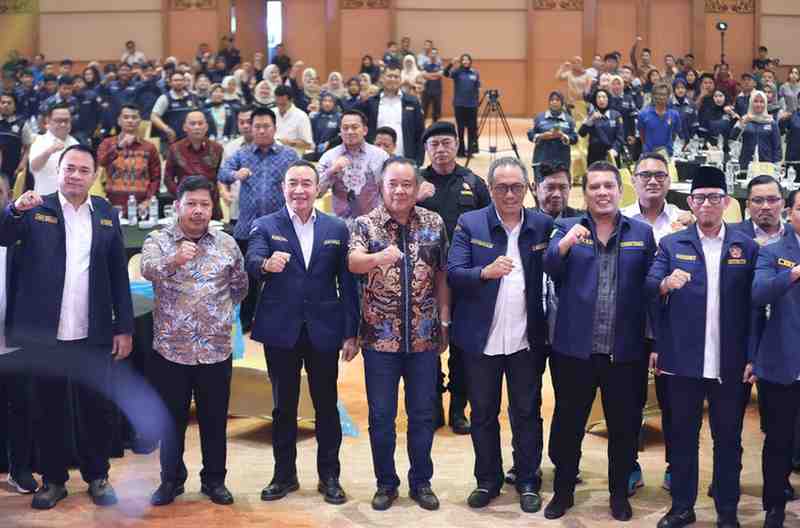 Wagub Sumsel, Cik Ujang saat menghadiri pembukaan Rapimnas Karang Taruna, Minggu (20/7/2025). Foto: Humas Pemprov Sumsel.