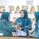 Ketua Tim Penggerak PKK (TP PKK) Kota Palembang, Dewi Sastrani Ratu Dewa hadir langsung pada Rapat Koordinasi (Rakor) Pemberdayaan dan Kesejahteraan Keluarga (PKK) Tingkat Kota Palembang Tahun 2025, Kamis (17/07). Foto: Kominfo Muba.