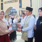 Wabup Muba, Rohman saat menghadiri tabklig akbar di Desa Epil, Lais, Minggu (20/7/2025). Foto: Kominfo Muba.
