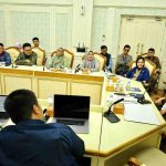 Wawako Palembang, Prima Salam menerima audiensi pengembang aplikasi Bawah Oleh, Jumat (18/7/2025). Foto: Kominfo Palembang.