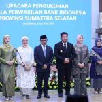 Gubernur Sumsel, Herman Deru saat hadiri serahterima Kepala Perwakilan Bank Indonesia (BI) Provinsi Sumatera Selatan. Foto: Humas Pemprov Sumsel.