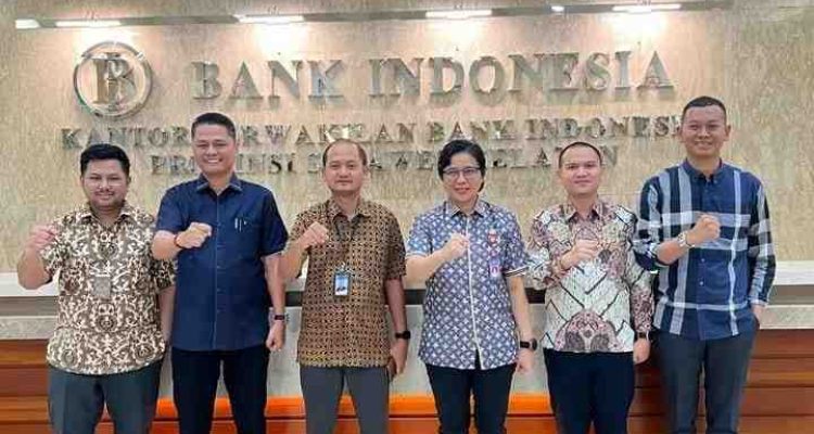 Kepala Biro Humas dan Protokol Pemprov Sumsel, Tony Kurniawan, S.S., MM mewakili Gubernur Sumsel Dr. H. Herman Deru, M.M., melakukan kunjungan ke Kantor Perwakilan Bank Indonesia Sulawesi Selatan, Jumat (8/8) siang. Foto: Humas Pemprov Sumsel.