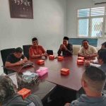 Para pengurus PJS Sumsel dan Komisi Informasi bersilaturrahim, Jumat (21/8/2025). Foto: Dok PJS Sumsel.