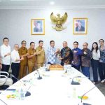 Bupati Muba HM Toha bersama jajaran menerima audiensi PT Indonesia Comnets Plus (Icon Plus) Subholding PLN, Selasa (12/8/2025) di Ruang Rapat Guest House Griya Bumi Serasan Sekate, Sekayu, Selasa (12/8/2025). Foto: Kominfo Muba.