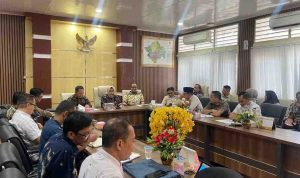 Para perwakilan Pemkab Muba menggelar diskusi dengan pejabat Pemprov Sumsel. Foto: Kominfo Muba.