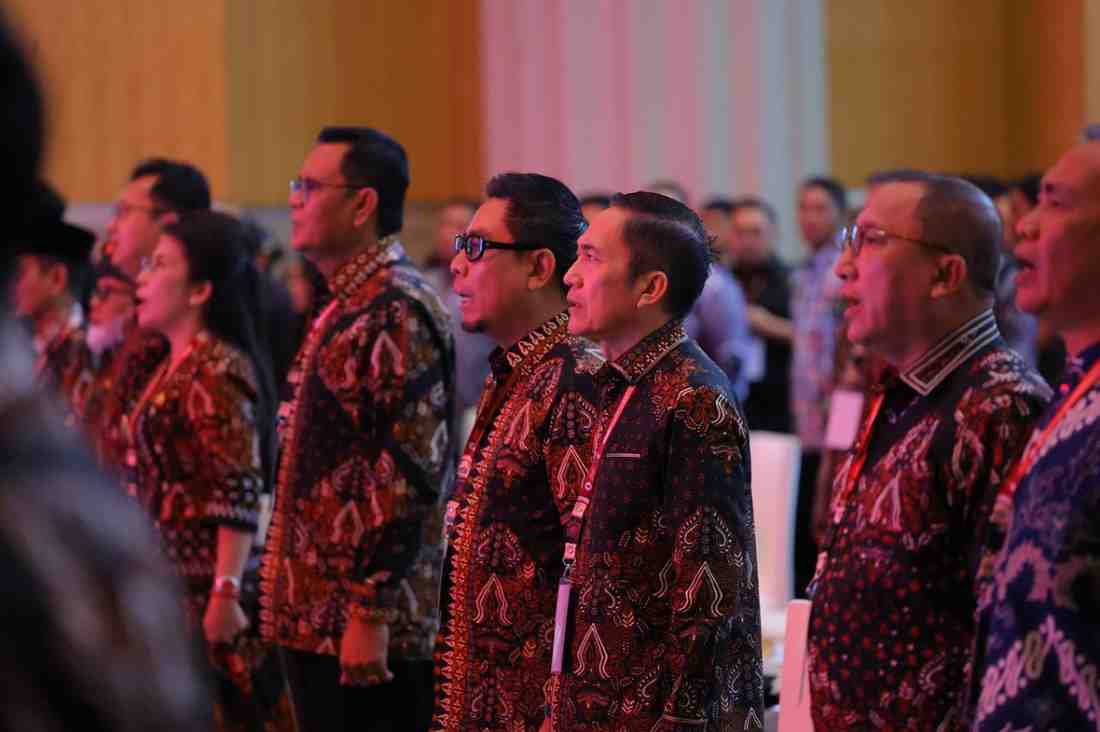 Walikota Palembang Ratu Dewa hadir pembukaan Rapat Kerja Nasional (Rakernas) XI Jaringan Kota Pusaka Indonesia (JKPI) yang digelar di Kota Yogyakarta pada 5–9 Agustus 2025. Foto: Kominfo Palembang.