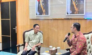 Walikota Palembang, Ratu Dewa menerima audiensi pimpinan Indomaret Palembang, Kamis (21/8/2025). Foto: Kominfo Palembang.