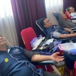 Para peserta yang melakukan donor darah yang digelar Ayoal Sentosa Hotel, Palembang, Selasa (19/8/2025). Foto: IST