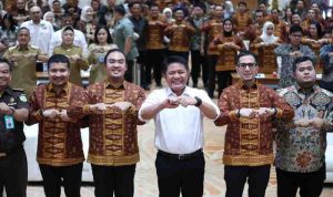 Gubernur Sumsel, Herman Deru saat menghadiri Rapat Kerja Daerah (Rakerda) BPD HIPMI Sumsel Masa Bakti 2025–2028 di Hotel Aryaduta Palembang, Selasa (12/8/2025). Foto: Humas Pemprov Sumsel.