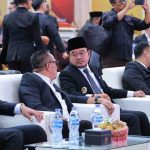 Wawako Palembang, Prima Salam yang hadir di pelantikan HPMI Palembang, Selasa (19/8/2025). Foto: Kominfo Palembang.