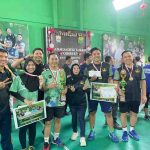 Para juara kejuaraan PB KORPRI antar OPD se-Kota Palembang. Foto: IST