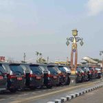 Deretan mobil dinas milik Pemkot Palembang yang akan dilelang. Foto: Sumselheadline/Pitria.