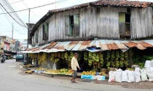Salah satu kios Pasar Sekanak, Palembang. Foto: Dok Urban.Id