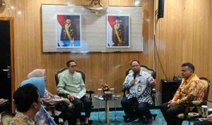 Managemen PT Pertamina Patra Niaga bertemu dengan Walikota Palembang Ratu Dewa, Jumat (8/8/2025). Foto: Kominfo Palembang.