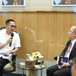 Ketua Badan Pimpinan Daerah (BPD) PHRI Sumsel, Dr. Solahuddin didampingi sejumlah pengurus lainnya, audiensi dengan Wali Kota Palembang, Ray Dewa, Senin (11/8/2025). Foto: Kominfo Palembang.