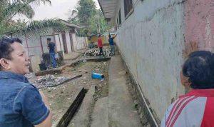 Tim survei melakukan survei ke sejumlah sekolah di Sanga Desa, untuk mendapat bantuan program bantuan dari Kementerian Transmigrasi. Kamis (21/8/2025). Foto: Kominfo Muba.
